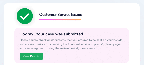 DoNotPay Customer Service Issues product success